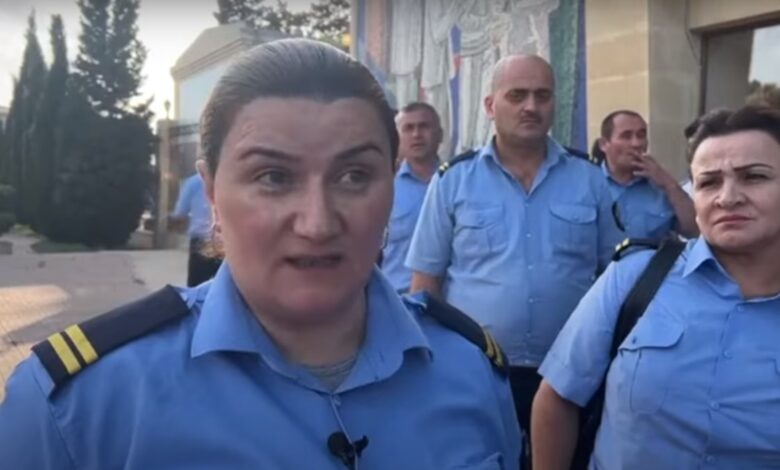 Mühafizə əməkdaşları etiraz aksiyası keçirib