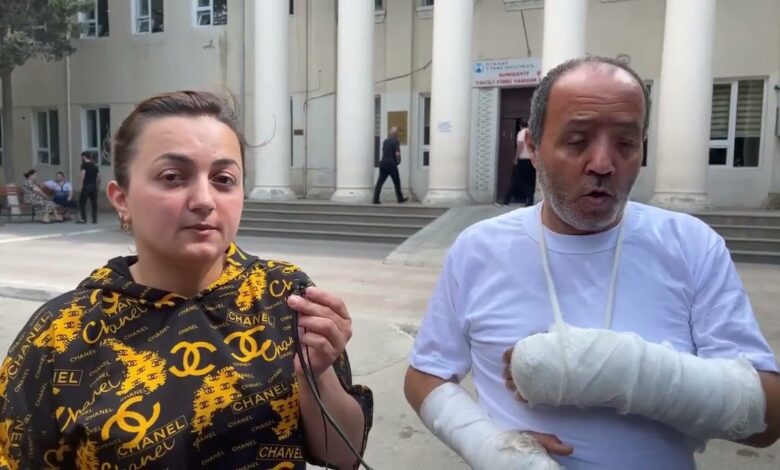 "İMKANLI GÜLAĞA"nın OĞLU SUMQAYITDA MAŞINLA 4 NƏFƏRİN ÜSTÜNDƏN BELƏ KEÇDİ