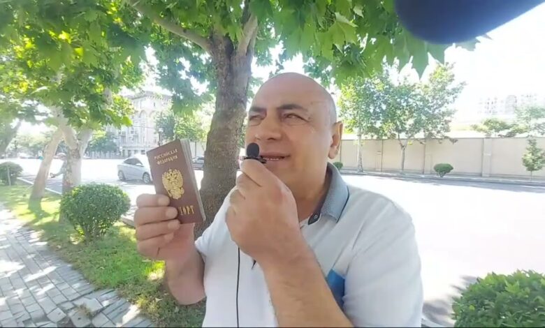 RUS VƏTƏNDAŞINI AZƏRBAYCANDAN BELƏ BEZDİRDİLƏR