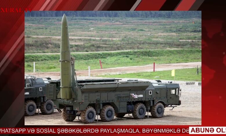 UKRAYNA ORDUSU 2 "İSGƏNDƏR-M" DİVİZİONUNU MƏHV EDİB