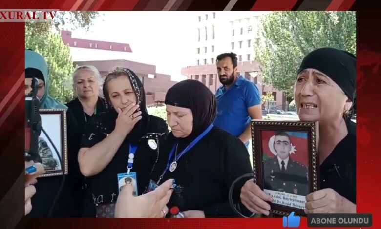 "OĞLUM HƏRBİDƏ ÖLÜBSƏ VƏ YA ÖLDÜRÜLÜBSƏ, DEMƏLİ ŞƏHİDDİR!" ŞƏHİD ANALARININ FƏRYADI