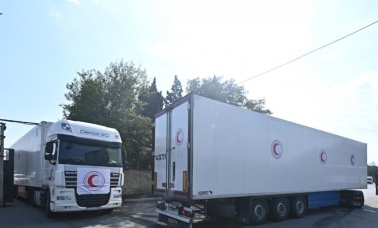Qızıl Aypara Xankəndinə un göndərdiyini deyir