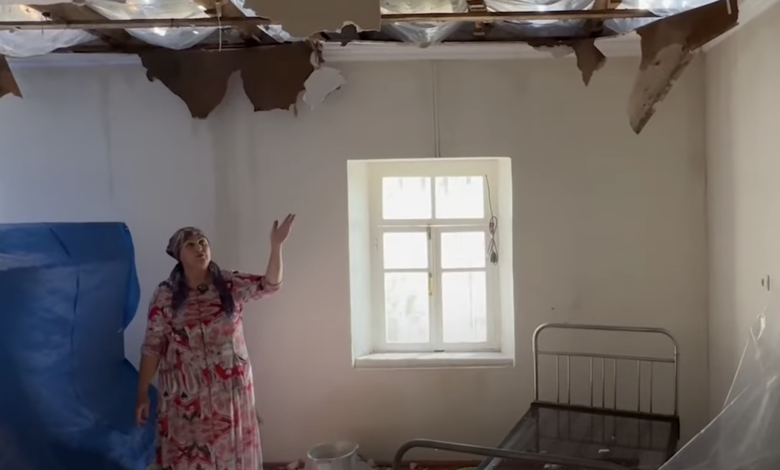 Dolu Zaqatalada evləri yararsız hala salıb