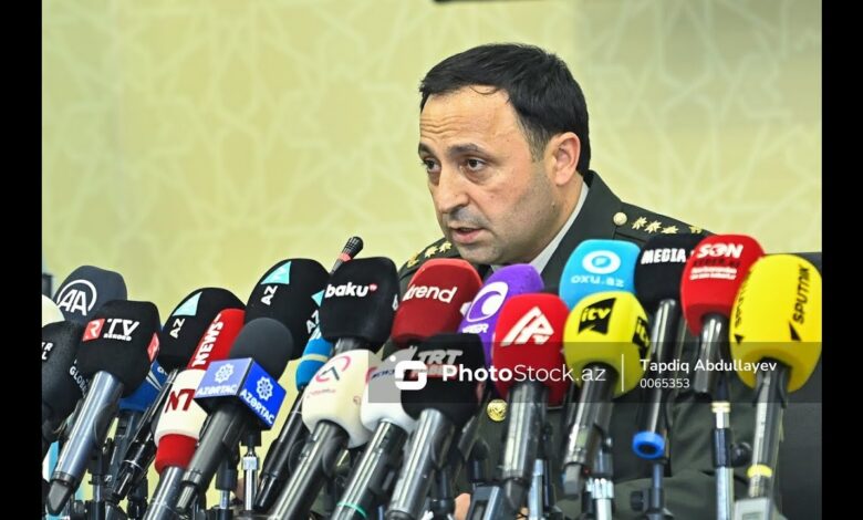 ERMƏNİLƏR AĞ BAYRAQ QALDIRDILAR: MÜDAFİƏ NAZİRLİYİNİN SAAT 13:00-A OLAN BRİFİNQİNDƏN CANLI