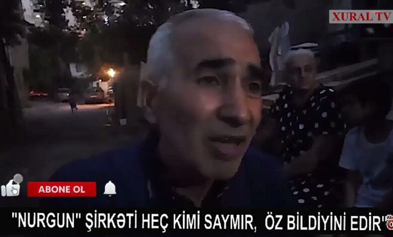 "NURGÜN" ŞİRKƏTİNİN ARXASI O QƏDƏRMİ GÜCLÜDÜR Kİ, İNSANLARI HEÇƏ ALIB, DOLASIN?"