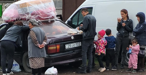 Qorisdə bütün otellər qarabağlı qaçqınlarla dolub