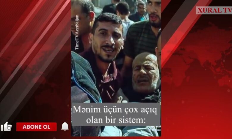 Nederlandlı yazıçı televiziyada üsyan etdi: "Qəzzada olanlara susmaq insanlıq deyil!"