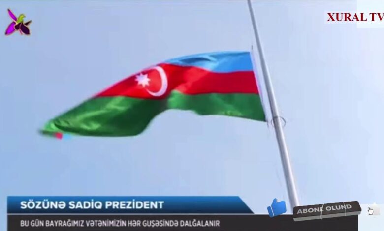 Prezident İlham Əliyev Xankəndidə bayrağımızı sancır! CANLI