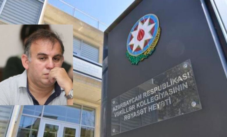 Vəkillər Kollegiyası Xalid Bağırovu məhkəməyə verib