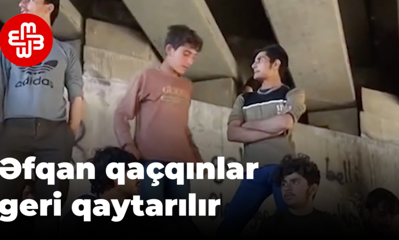Əfqan miqrantlar Türkiyədən və qonşu ölkələrdən öz ölkələrinə deport olunur