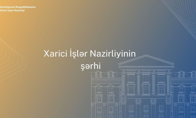 Rəsmi Bakı Paşinyanın dediklərini “böhtan” adlandırdı