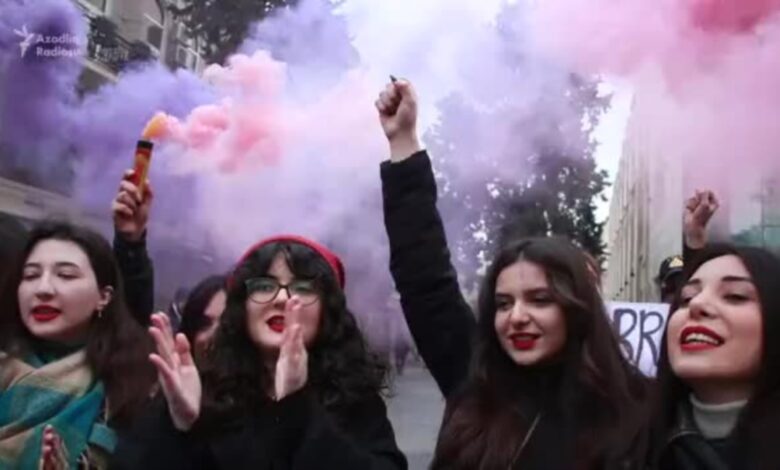 Bakıda 'Gender əsaslı zorakılığa son' şüarı səslənib
