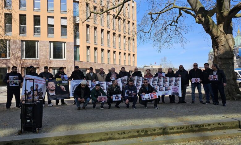 Berlində mühacirlər “Jurnalist terroruna son!” aksiyası keçirdi