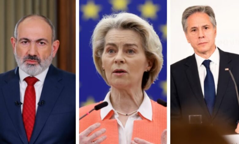 Paşinyan, Ursula fon der Leyen və Blinken görüşəcək