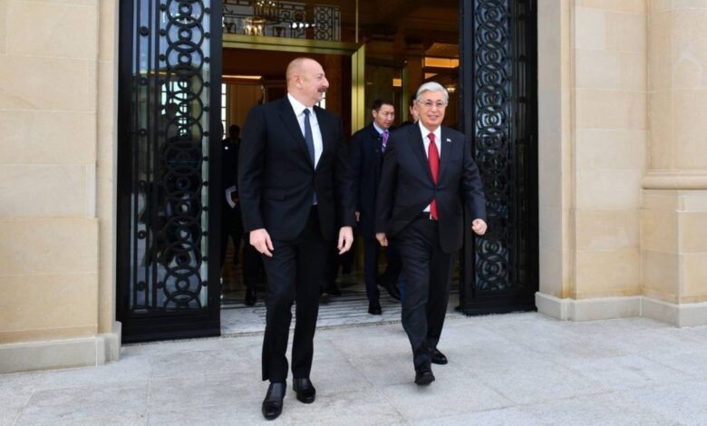 Qazaxıstan prezidenti Azərbaycana gəlib