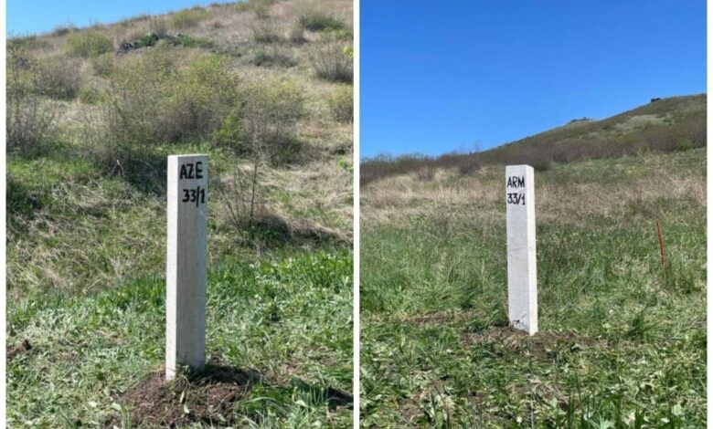 Paşinyan Tavuşdakı sərhəd dirəklərindən yazıb