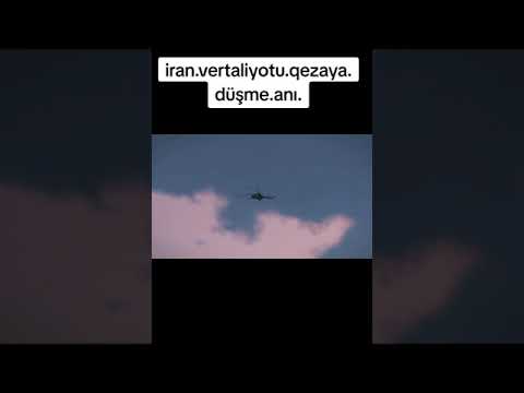 Vertolyotun düşmə anı