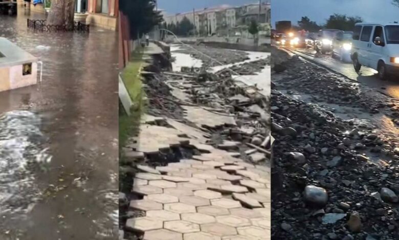 Leysan yağışlar bölgələrə ziyan vurub