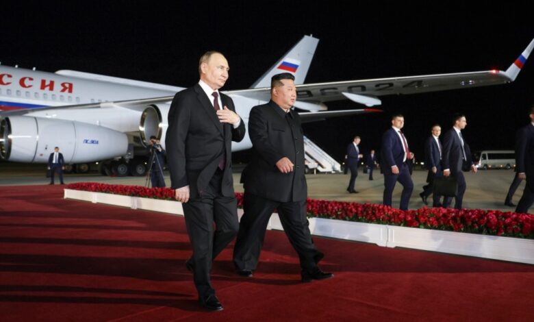Putin Şimali Koreyaya gəlib