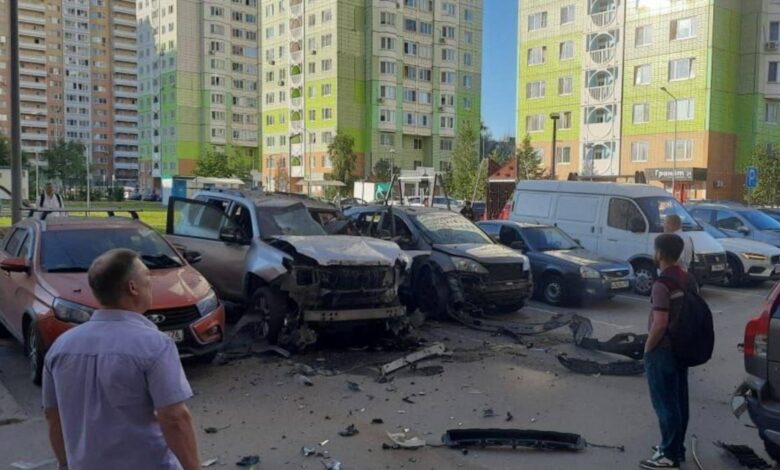 Moskvada avtomobil partlayıb, iki nəfər xəsarət alıb