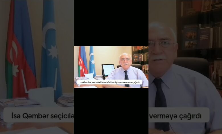 İSA QƏMBƏR MUSTAFA HACILINI BELƏ DƏSTƏKLƏDİ