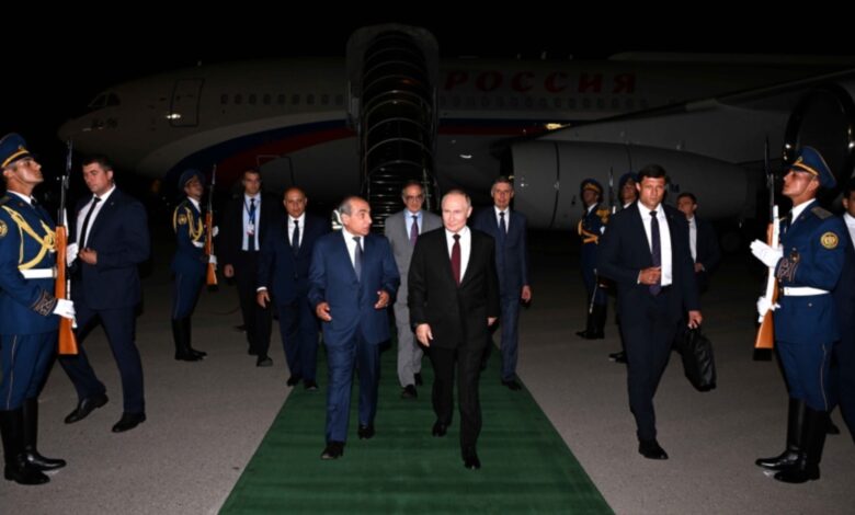 Putin Azərbaycana gəlib