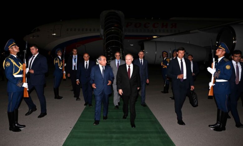 Putin Bakıya gəldi, Əliyev onu evində qarşıladı