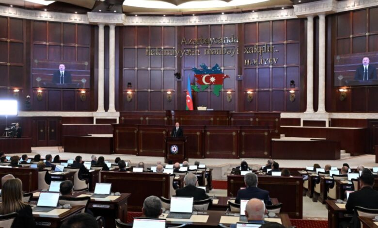 Əliyev Milli Məclisin ilk iclasında: “Bizə qarşı yeni plan hazırlanır”