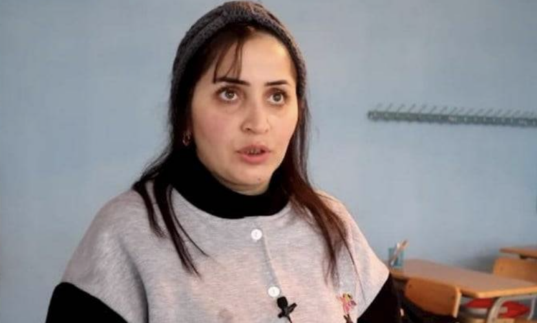 Müəllim açıq havada dərs keçdi, icra nümayəndəsi mane oldu