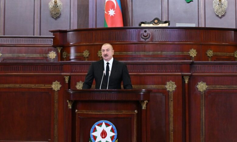 Prezident: 'Quru sərhədlərimizin bağlı olması bizi çox böyük fəlakətlərdən xilas etdi'
