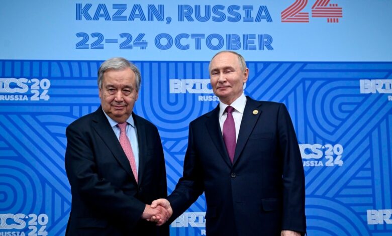 BMT baş katibi Putinə deyib ki, başladığınız hərbi müdaxilə beynəlxalq hüquqa ziddir