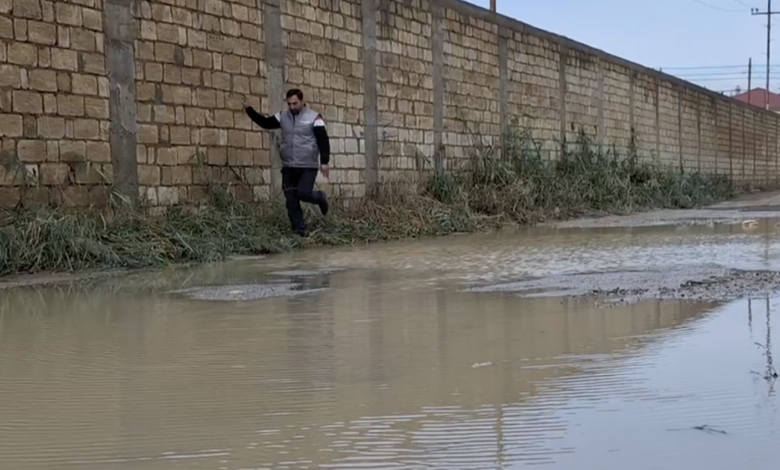 Binəqədi sakinlərinin problemdən çıxış yolu: “Allaha yalvarırıq ki, yağış yağmasın”