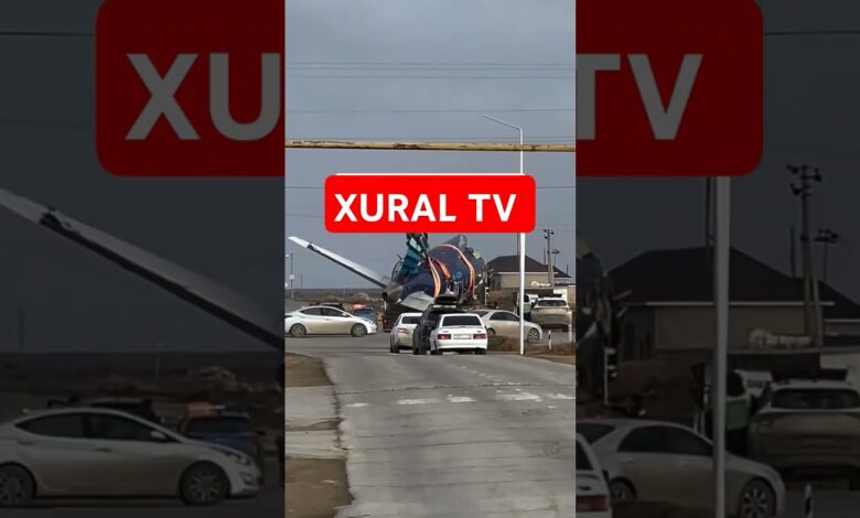RUSİYANIN TERRORUNA MƏRUZ QALAN AZAL TƏYYARƏSİNİN QALIQLARI