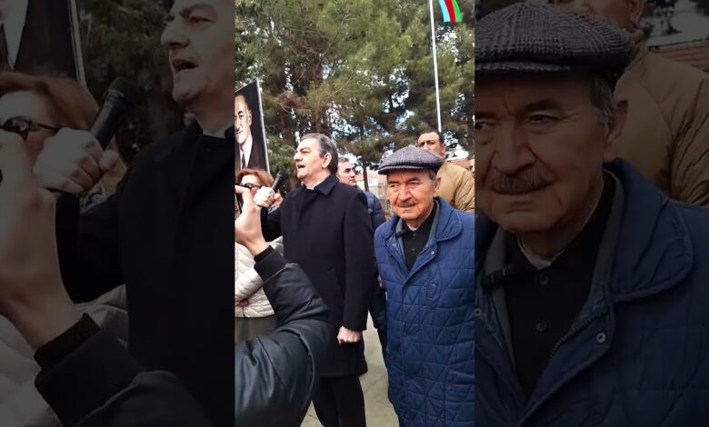 AXCP M.Ə.RƏSULZADƏNİN HEYKƏLİ ÖNÜNDƏ TOPLANDI