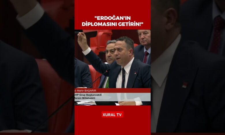ERDOĞAN VƏ İMAMOĞLUNUN DİPLOM DARTIŞMASI