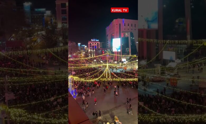 QIZILAYDA İNSANLAR SƏHƏRİ BELƏ AÇDILAR