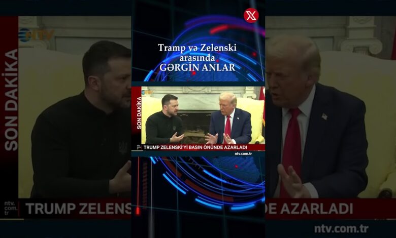 TRAMP-ZELENSKİ MÜBAHİSƏSİ ARTIQ RUSİYANIN ÜSTÜNLÜYÜNÜ BƏYAN ETDİ