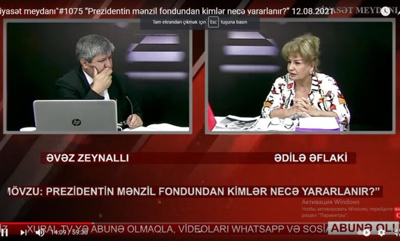 “Siyasət meydanı"#1075 “Prezidentin mənzil fondundan kimlər necə yararlanır?”-12.08.2021