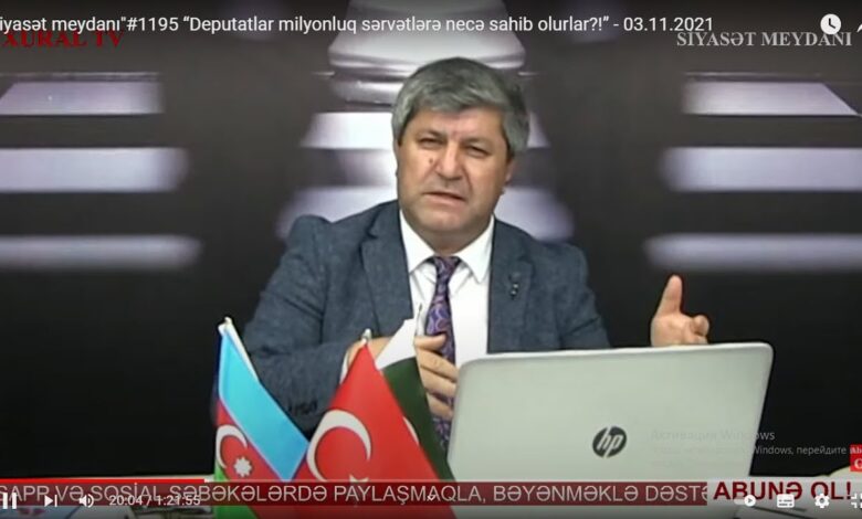 “Siyasət meydanı"#1195 “Deputatlar milyonluq sərvətlərə necə sahib olurlar?!” - 03.11.2021