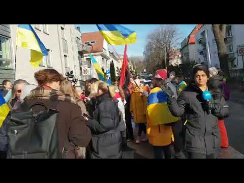 UKRAYNALILARIN NORVEÇDƏ RUSİYA SƏFİRLİYİ QARŞISINDAKI AKSİYASINA AZƏRBAYCANLILAR DA QOŞULDU