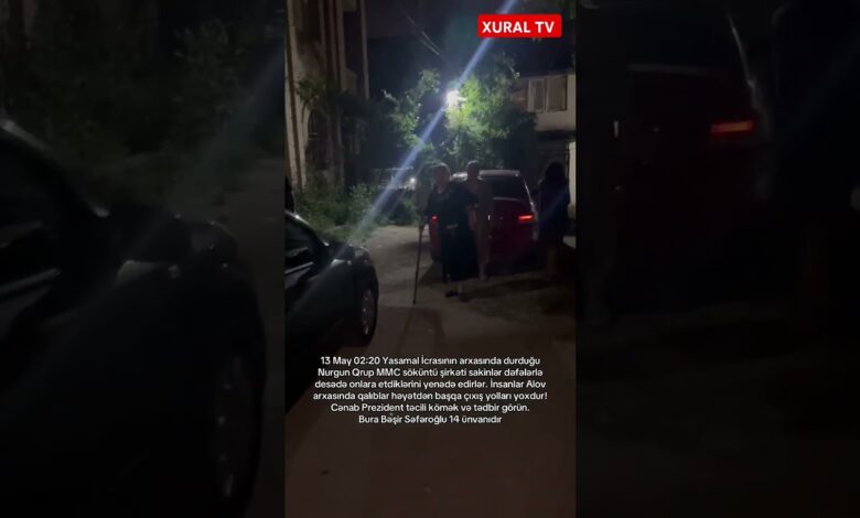 NURGÜN GROUP GECƏ SAATLARINDA YANĞINA SƏBƏB OLDU