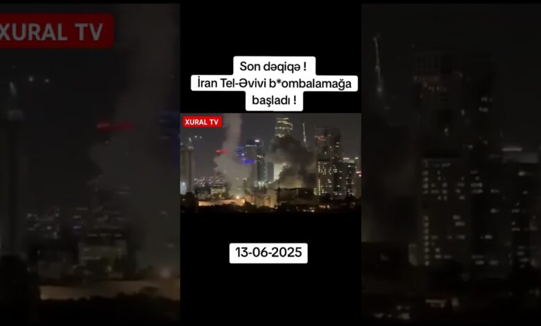 İRAN İSRAİLƏ BELƏ CAVAB VERDİ