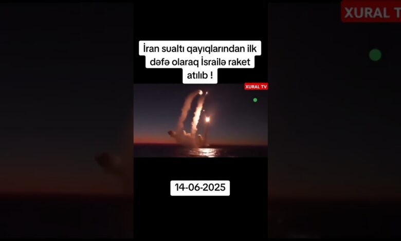 İRAN İSRAİLİ BOMBALADI