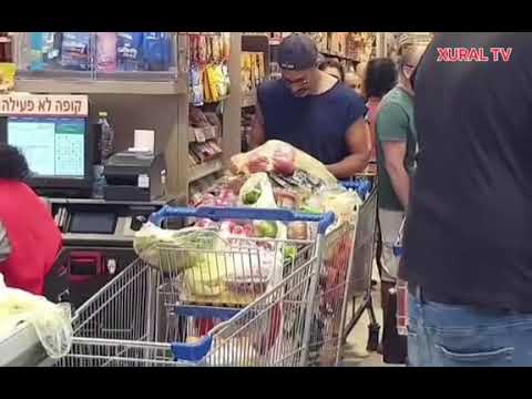 İSRAİL ƏHALİSİNİN MARKET HƏYƏCANI