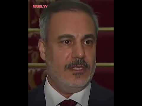 "İSRAİLİN ARXASINI YIĞMAQDAN YORULDUQ!"TÜRKİYƏ XARİCİ İŞLƏR NAZİRİ HAKAN FİDAN YENİDƏN GÜNDƏMƏ GƏLDİ