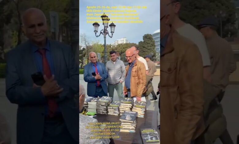 Əvəz Zeynallının "Selcanın Məmləkəti " kitablarının satış marafonu keçiriləcək