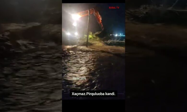 XAÇMAZI SEL BASDI