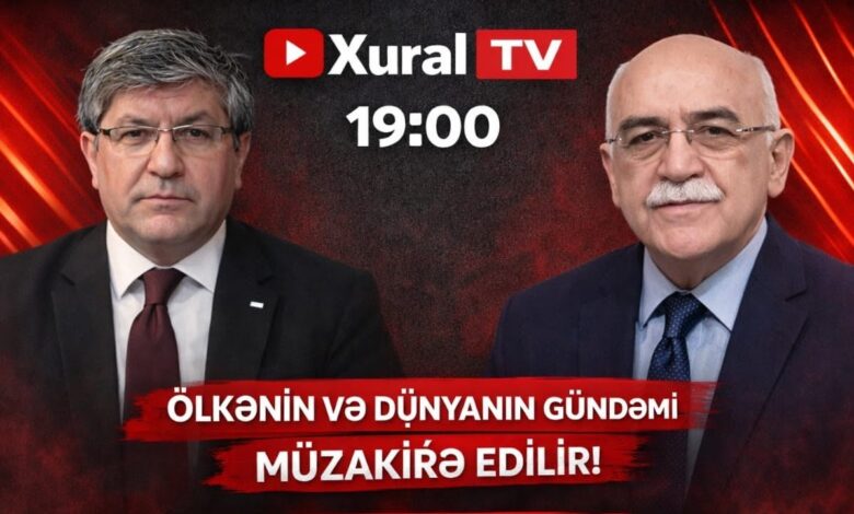 XURAL TV-DƏ DƏYİRMİ MASA: İSA QƏMBƏR VƏ ƏVƏZ ZEYNALLI