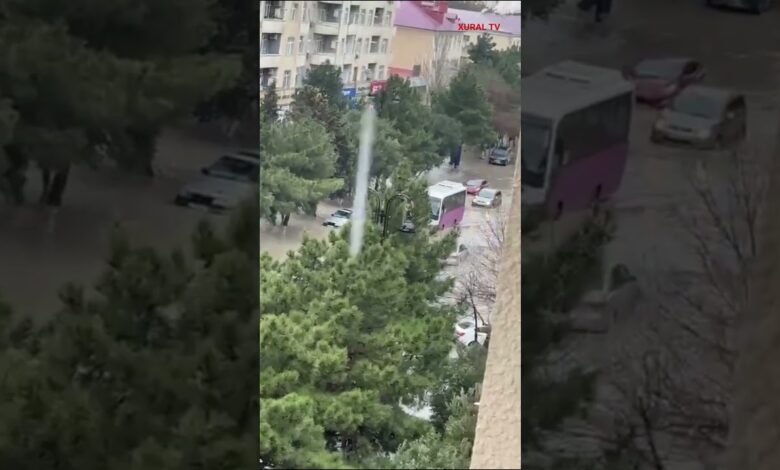 YAĞIŞ SULARI DƏNİZƏ ÇEVRİLDİ